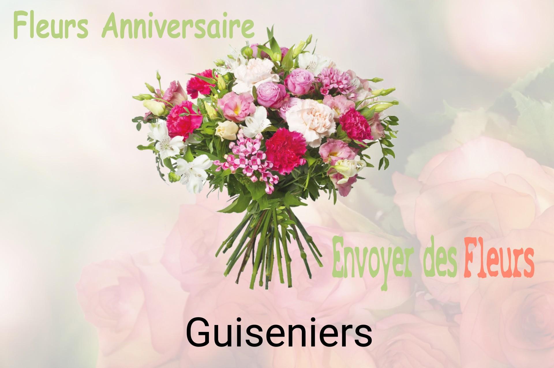Bouquet de fleurs d’anniversaire livré à Guiseniers