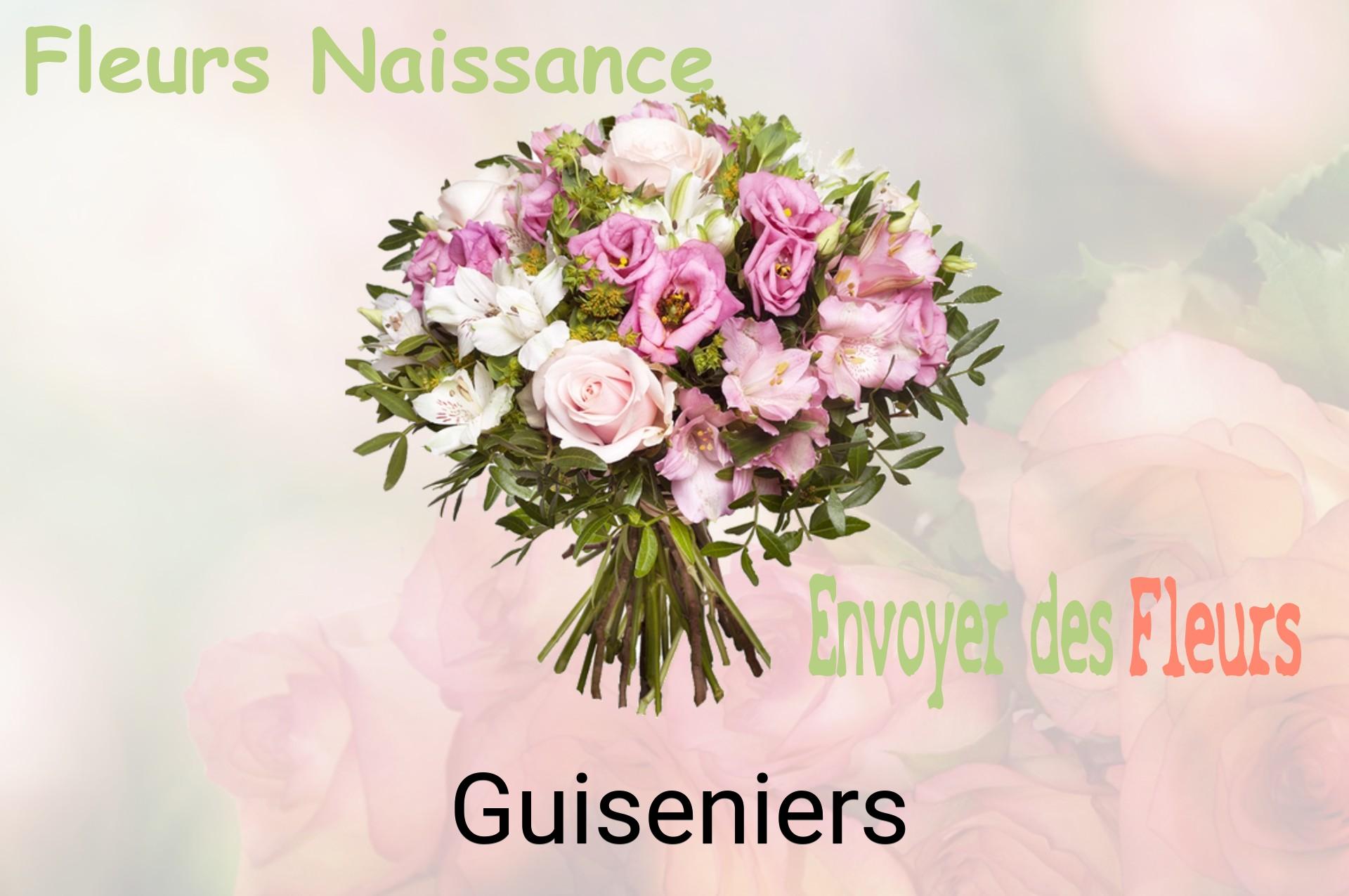 Bouquet de fleurs de naissance livré à Guiseniers